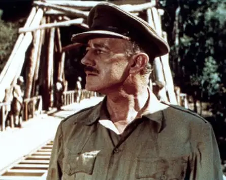 A still of Alec Guinness in The Bridge on the River Kwai