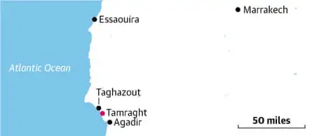 Morocco map