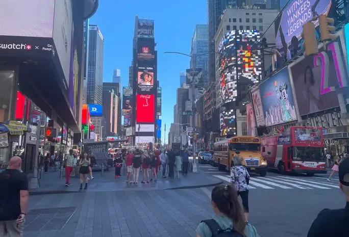 Times Square, New York City, New York Times Square, Times Square summer, New York City summer
