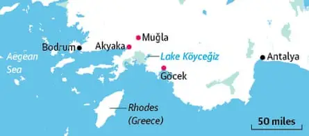 Travel Turkey map