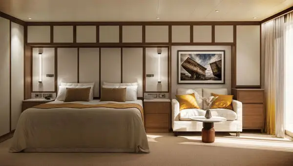 A rendering of a Crystal Grace suite.