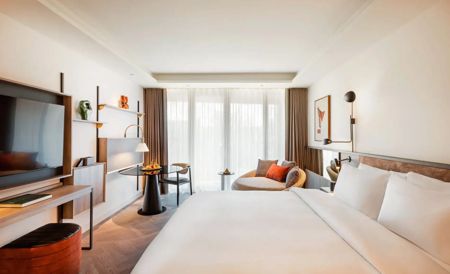 Das Hotel umfasst 80 Zimmer – darunter 69 Suiten.