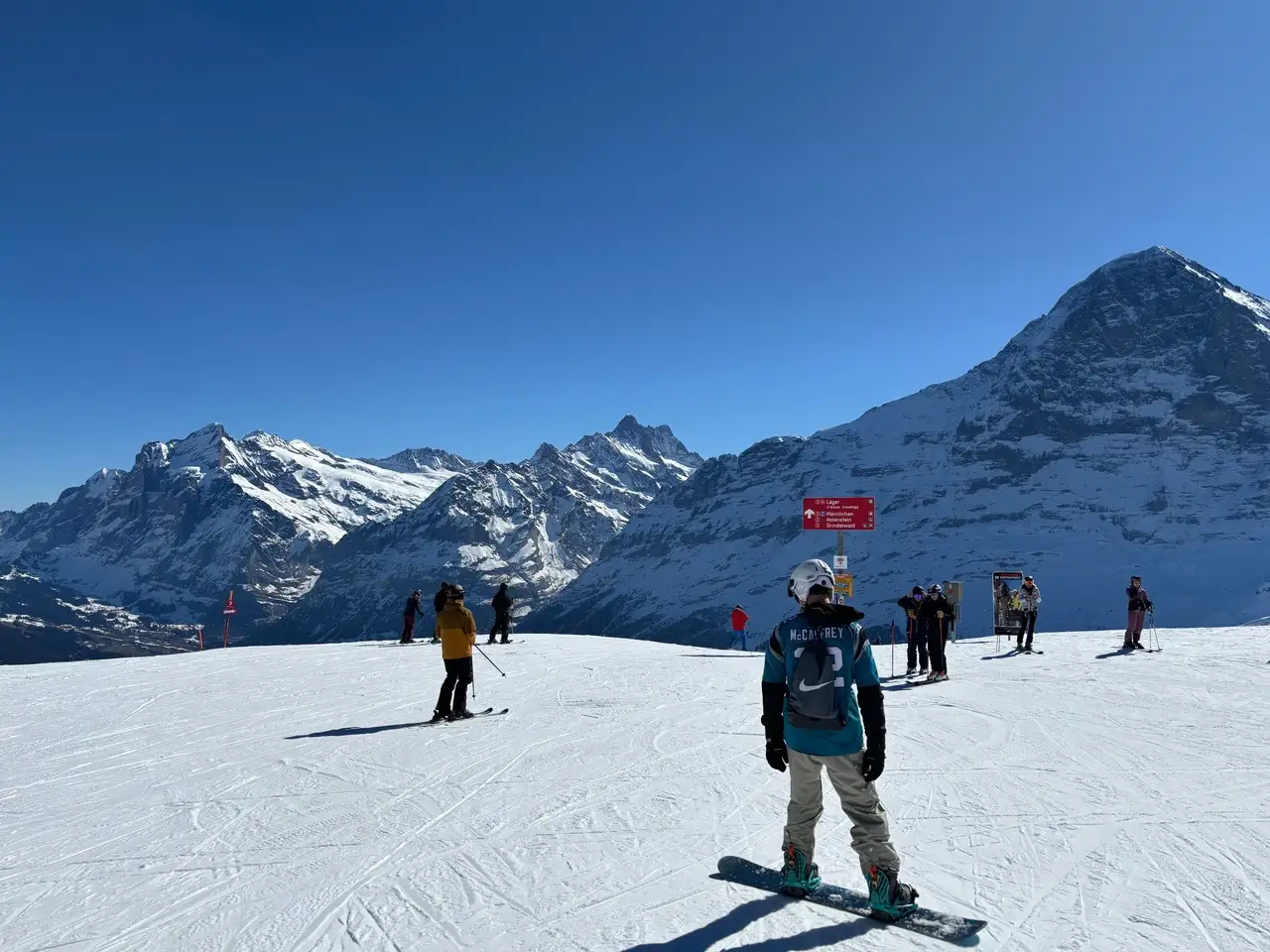 دامنه‌های وسیع و آفتابی گرین‌دلوالد برای اسکی راحت