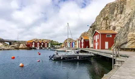 The quayside in Öckerö.